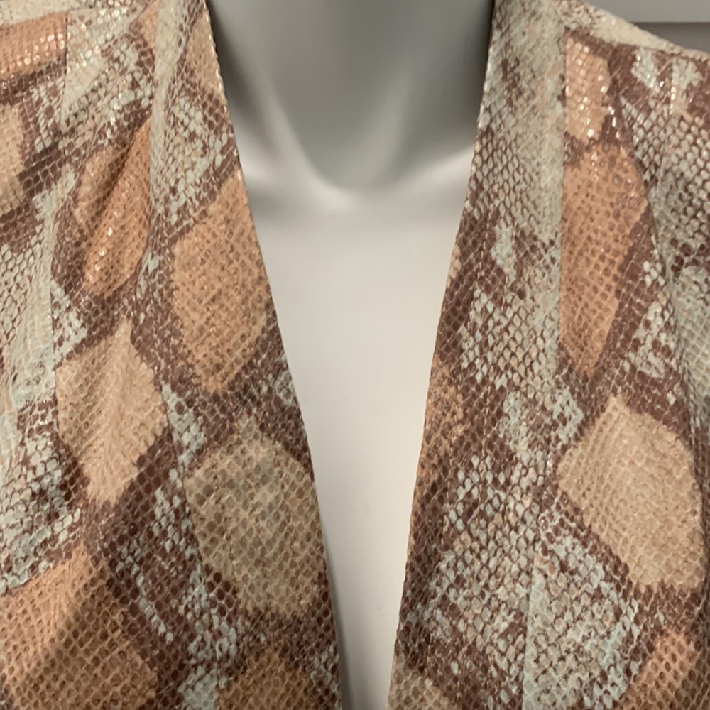 Chico’s Faux Python Jacket